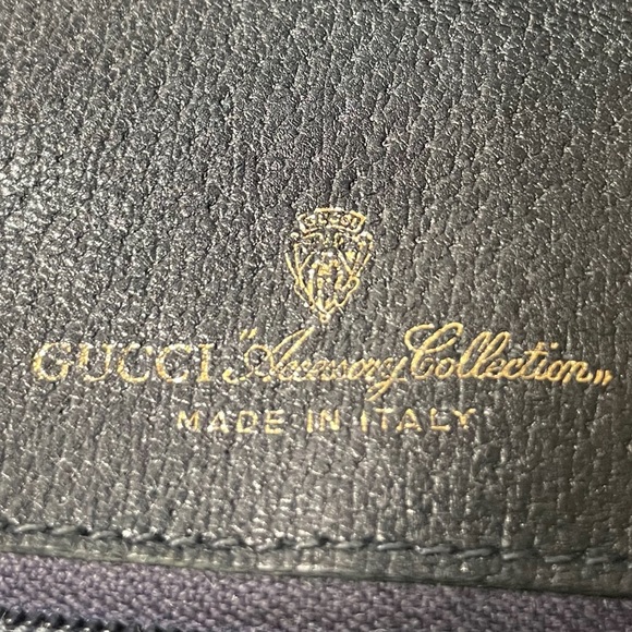 Vitage GUCCI GG monogram black clutch purse made in italy - Picture 15 of 16